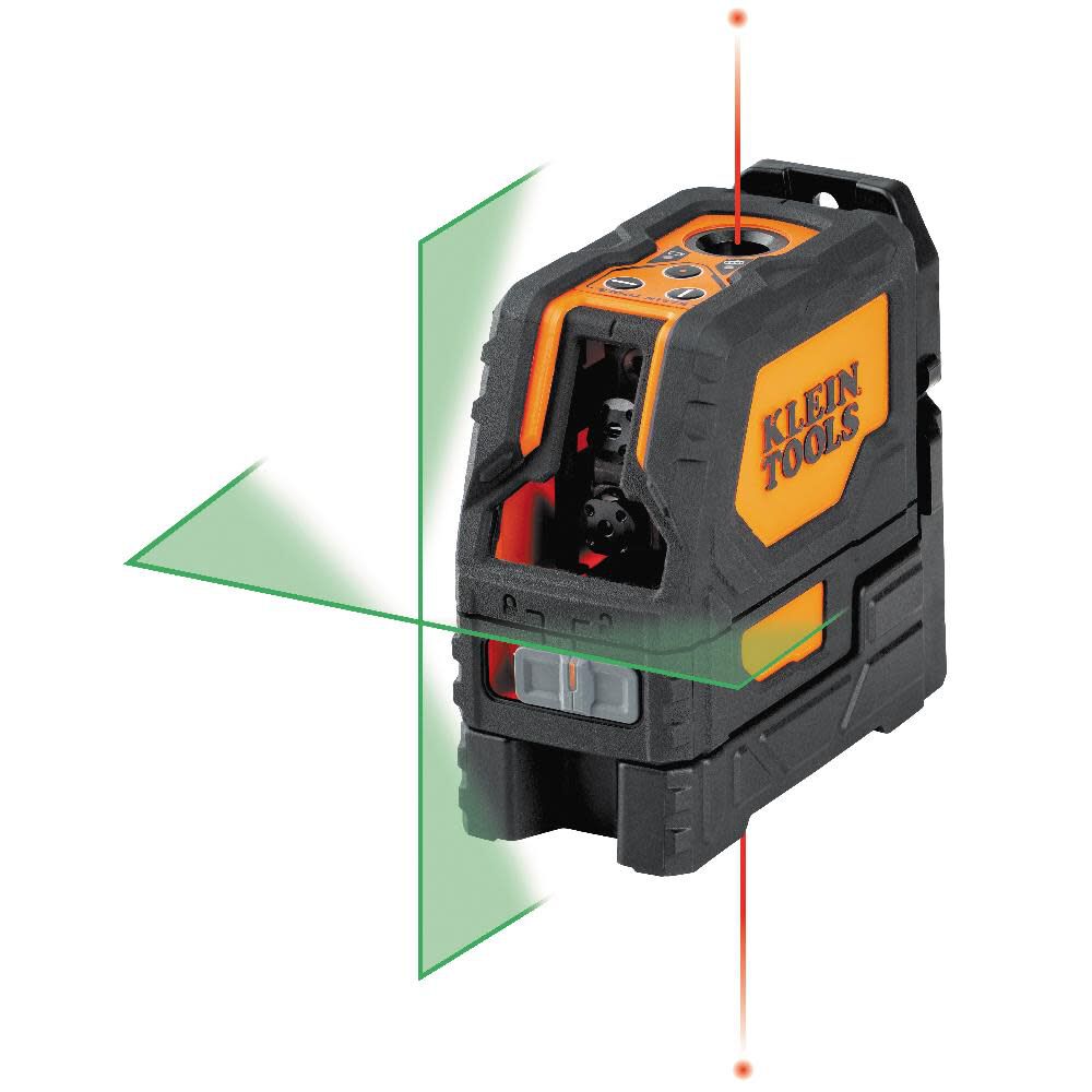 Klein Tools 93LCLGR Self-Leveling Laser Level, Rechargeable, Cross-Line Level with Bright Green Lines, Red Plumb, Magnetic Mounting Clamp Online Sale