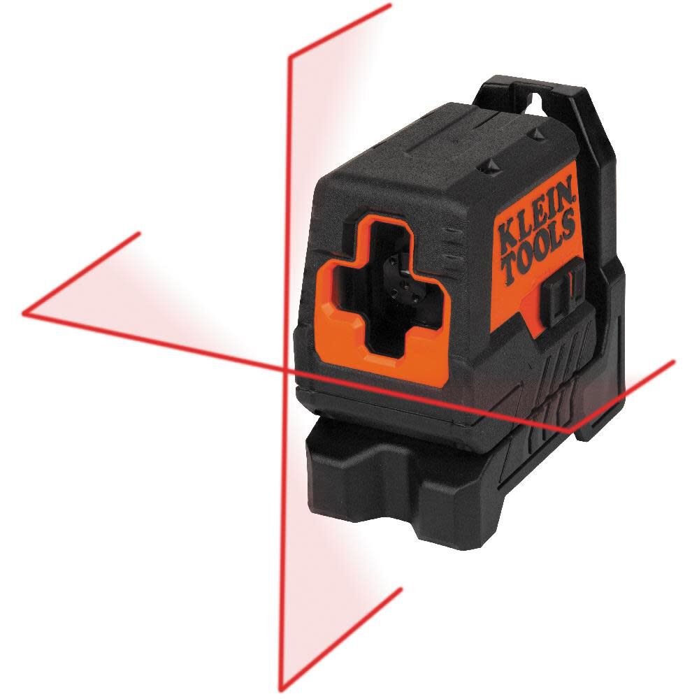 Klein Tools 93MCLS Self-Leveling Laser Level, Mini Cross-Line Level, Leveling Alignment Tool, Bright Red Horizontal and Vertical Lines Supply