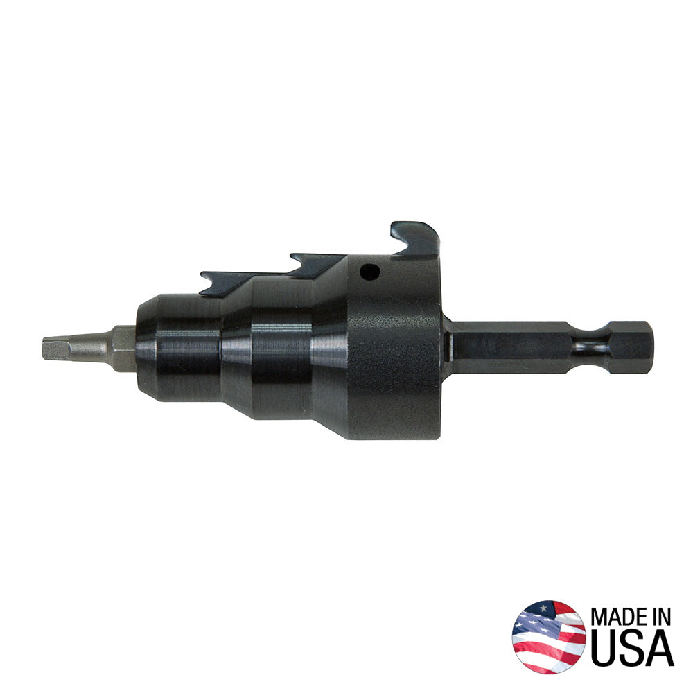 Klein Tools 85091 Power Conduit Reamer with Improved Bit Retention, 1/2-, 3/4- and 1-Inch, Made in USA Online Sale
