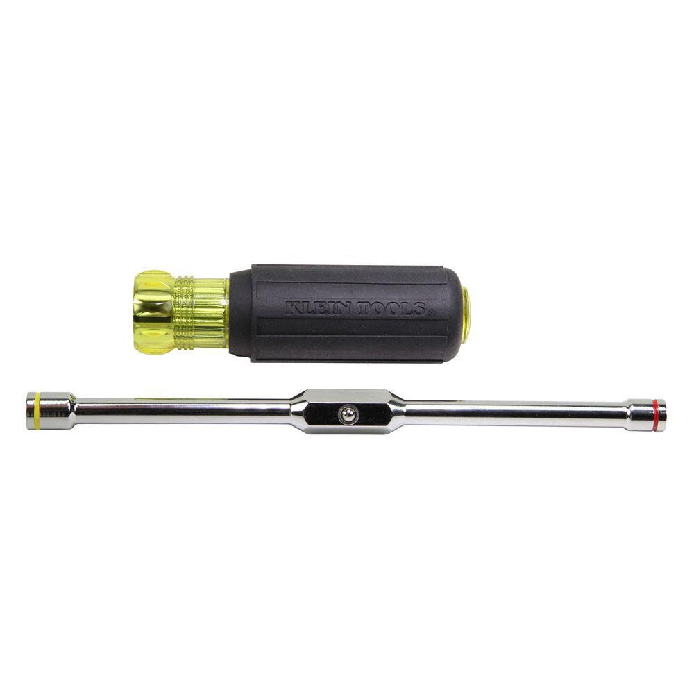 Klein Tools 65064 Hex Head 2-in-1 Nut Driver, 1/4-Inch and 5/16-Inch Supply