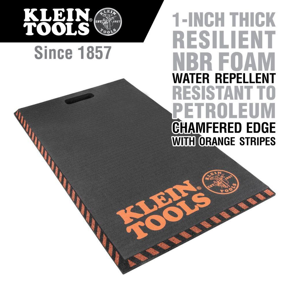 Klein Tools 60136 Kneeling Pads, Adult Men’s Large Soft Thick Closed Cell Soft Foam Professional Tradesman Pro Pads with Handle Online