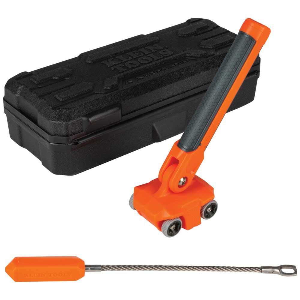 Klein Tools 50611 Magnetic Wire Puller, Pulls Electrical Wire Behind Walls/Tight Spaces, Stainless-Steel Leader, Cable Pulling, Rare Magnet on Sale