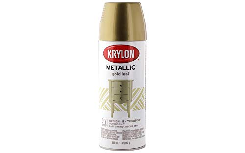 Krylon K02201007 brilliant Metallic Aerosol Paint, Golf Leaf, 11 ounce on Sale