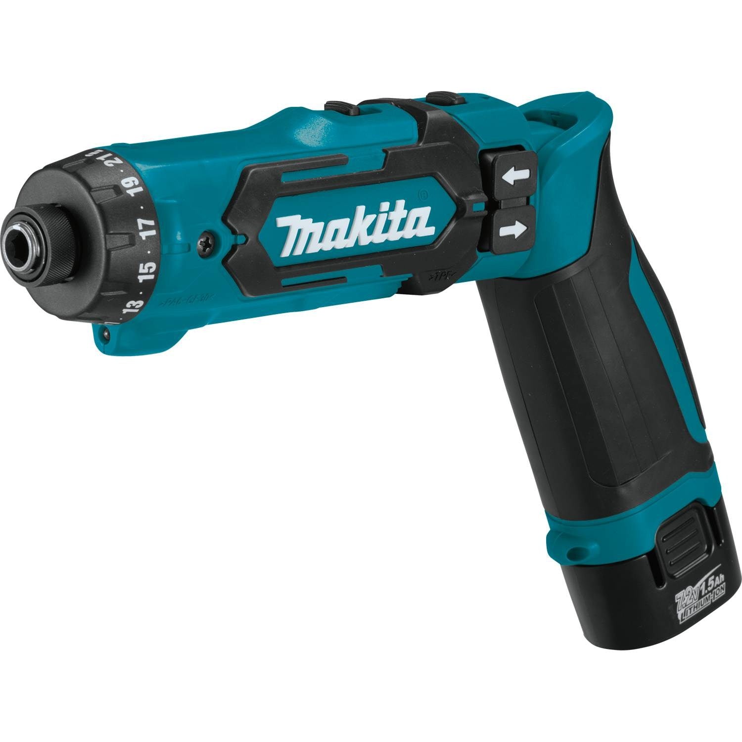 Makita 7.2V (DF012DSE) Lithium-Ion Cordless 1/4″ Hex Driver-Drill Kit with Auto-Stop Clutch on Sale