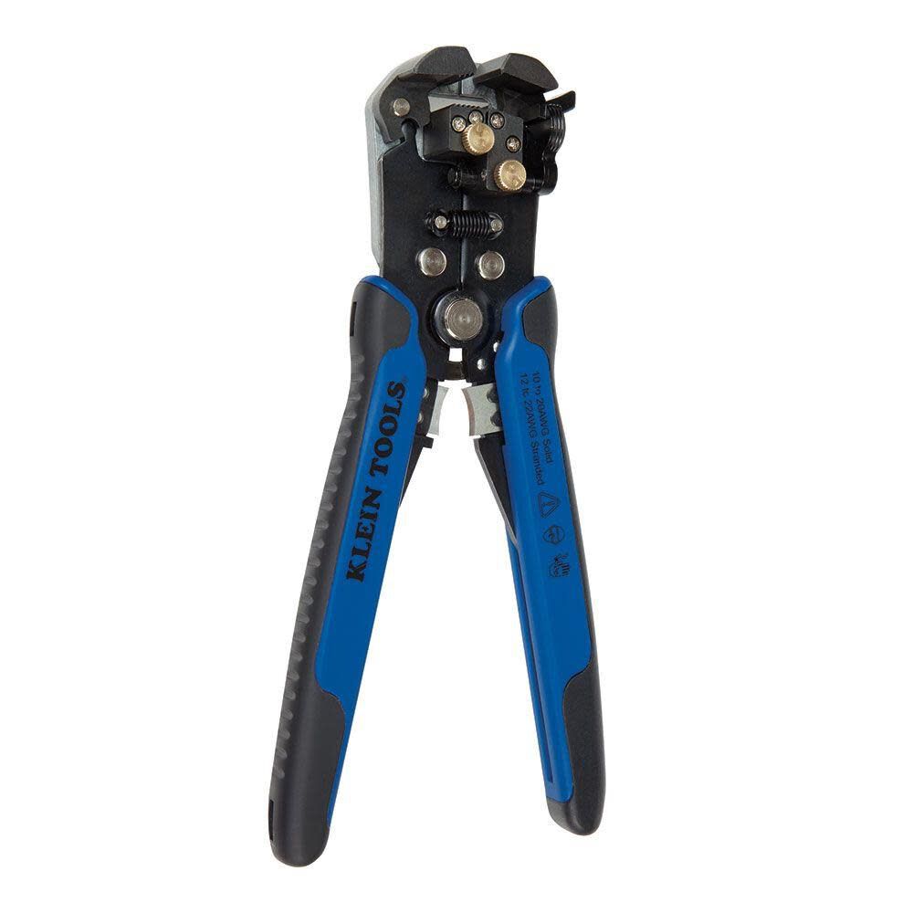 Klein Tools 11061 Self-Adjusting Wire Stripper / Wire Cutter, Heavy Duty, for 10-20 AWG Solid, 12-22 AWG Stranded, and Romex Wire 12/2 and 14/3 Discount