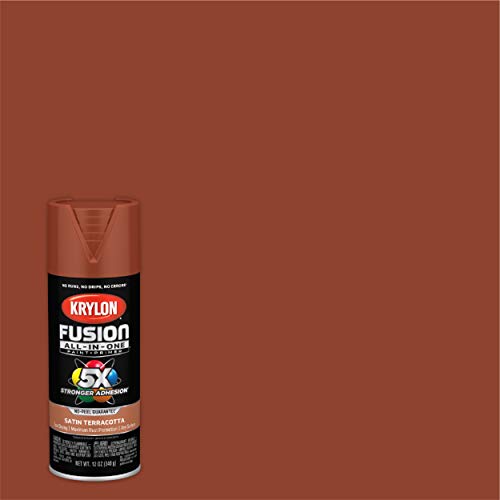 Krylon Fusion All-In-One Adhesive Spray Paint for Indoor/Outdoor Use, 12 oz, Terracotta Online Hot Sale
