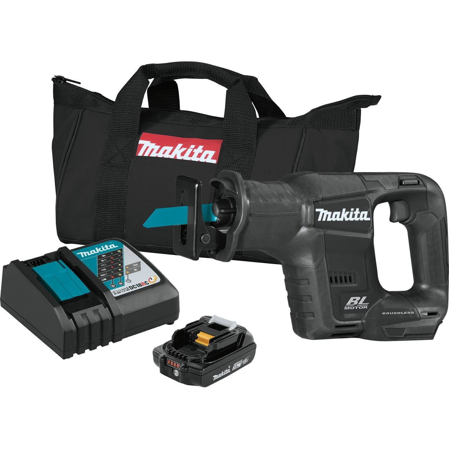 Makita 18V LXT Lithium-Ion Sub-Compact Brushless Cordless Reciprocating Saw Kit Sale