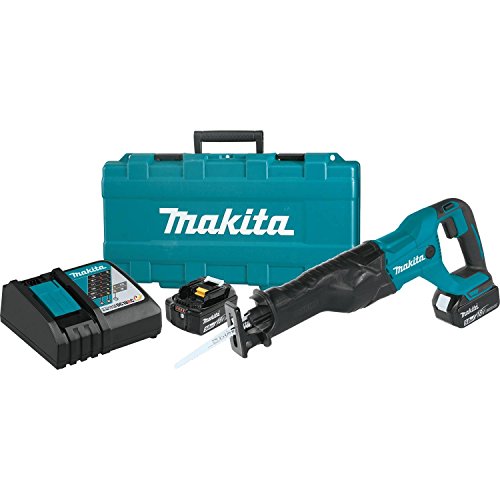 Makita XRJ04T 18V LXT Lithium-Ion Cordless Recipro Saw Kit (5.0Ah) Fashion