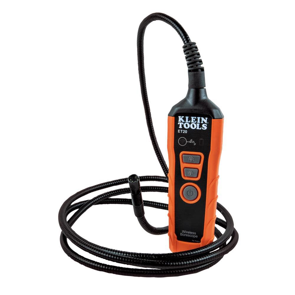Klein Tools ET20 Wi-Fi Borescope Inspection Camera with Rechargeable Lithium-Ion Battery and On-Board LED Lights Discount