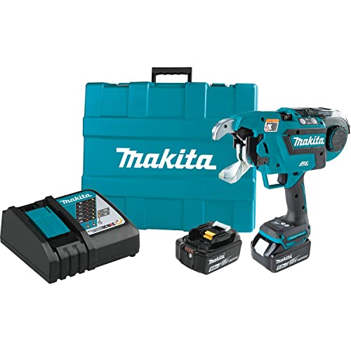 Makita 18V LXT Lithium-Ion Brushless Cordless Deep Capacity Rebar Tying Tool Kit (5.0Ah) Fashion