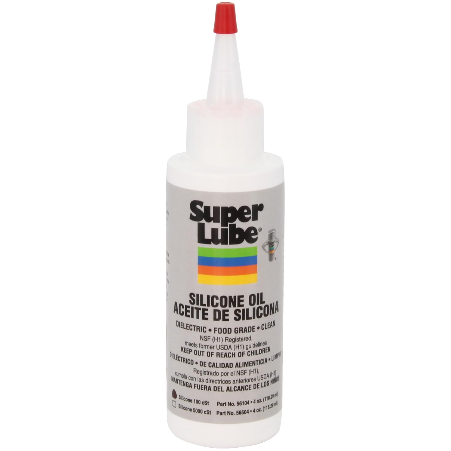 Super Lube Silicone Oil High & Low Temp CST (Clear, 4oz Bottle) | NSF Certified Food Grade & Clean | High and Low Temp Stable Fashion