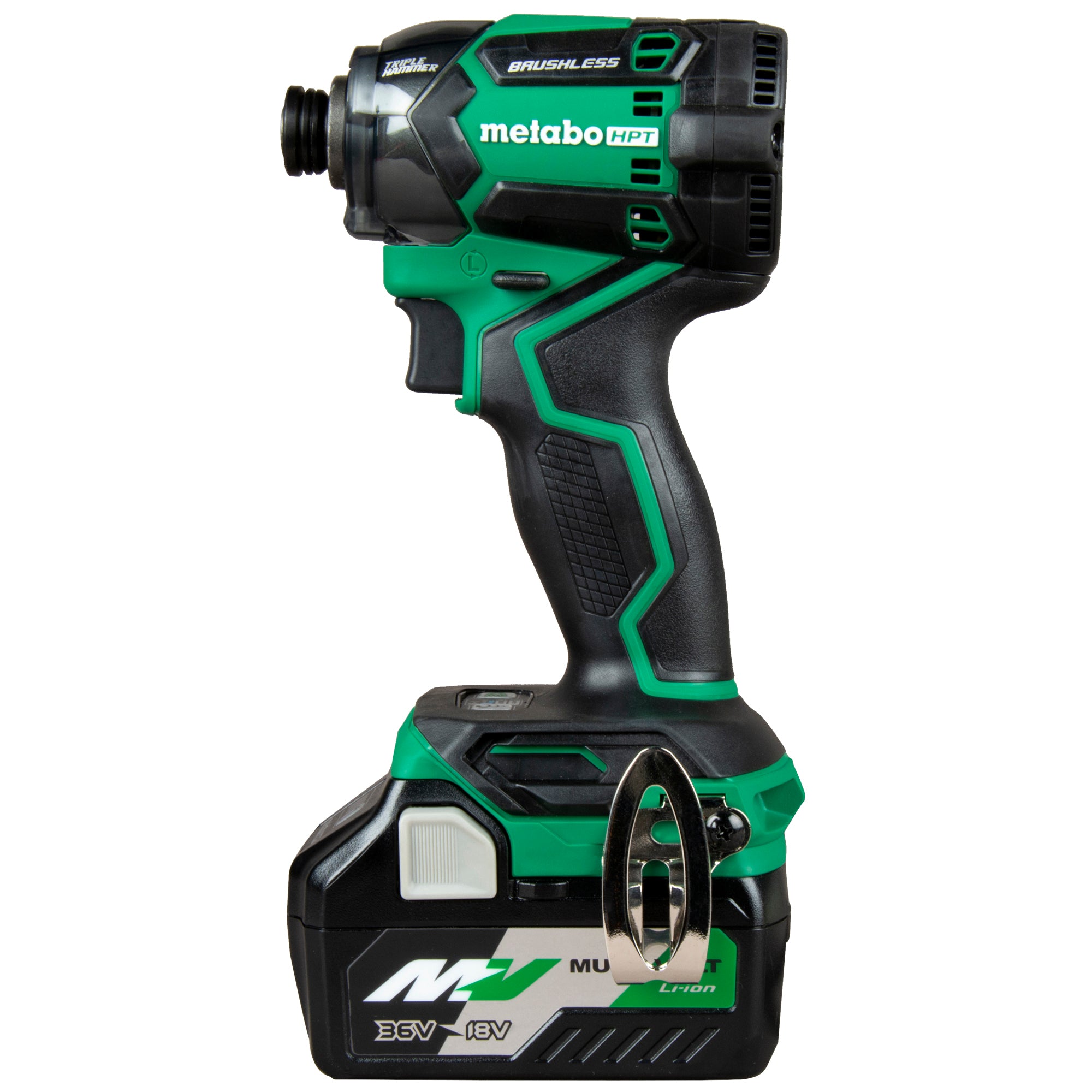 Metabo HPT 36V Multi-Volt Triple Hammer BOLT Impact Driver Cordless Kit Supply