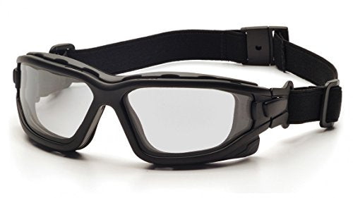 Pyramex I-Force Safety Glasses Black Frame w/Clear Anti-Fog Lens Hot on Sale