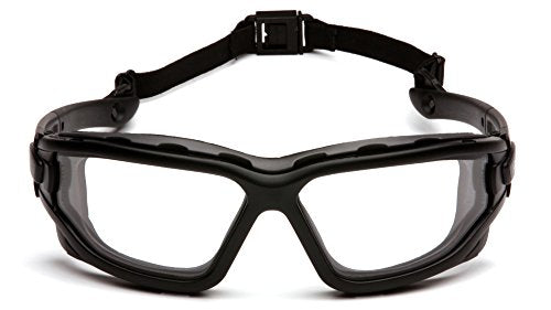 Pyramex I-Force Safety Glasses Black Frame w/Clear Anti-Fog Lens Hot on Sale