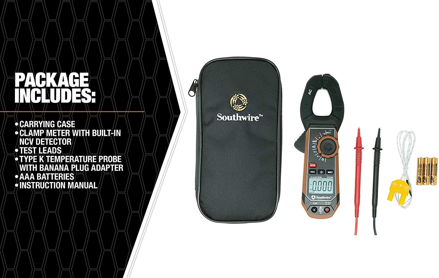 Southwire AC Clamp Meter with Built-In NCV Worklight Online
