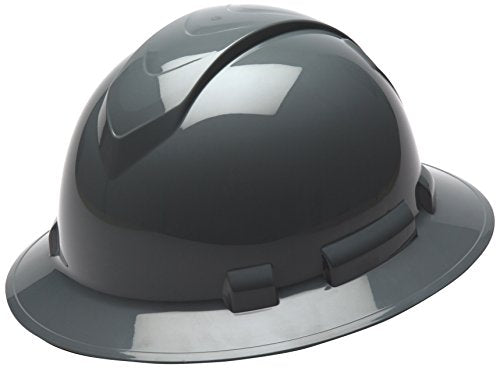 Pyramex Ridgeline Full Brim Hard Hat, 4-Point Ratchet Suspension Online
