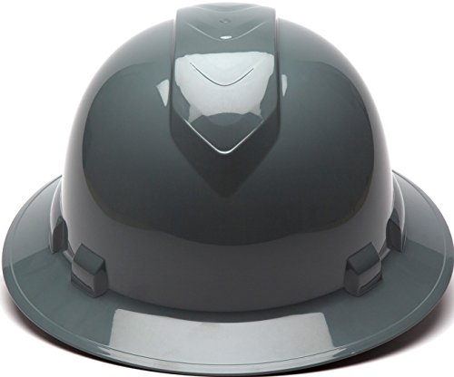 Pyramex Ridgeline Full Brim Hard Hat, 4-Point Ratchet Suspension Online