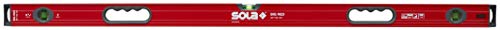 SOLA LSB48 Big Red Aluminum Box Beam Level with 3 60% Magnified Vials, 48-Inch, Non-magnetic on Sale