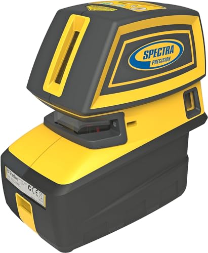 Spectra Precision Multi-Purpose Laser Tool with Green Beam Cross Lines and 5 Alignment Points, Automatic Self-Leveling, Storage Case Hot on Sale
