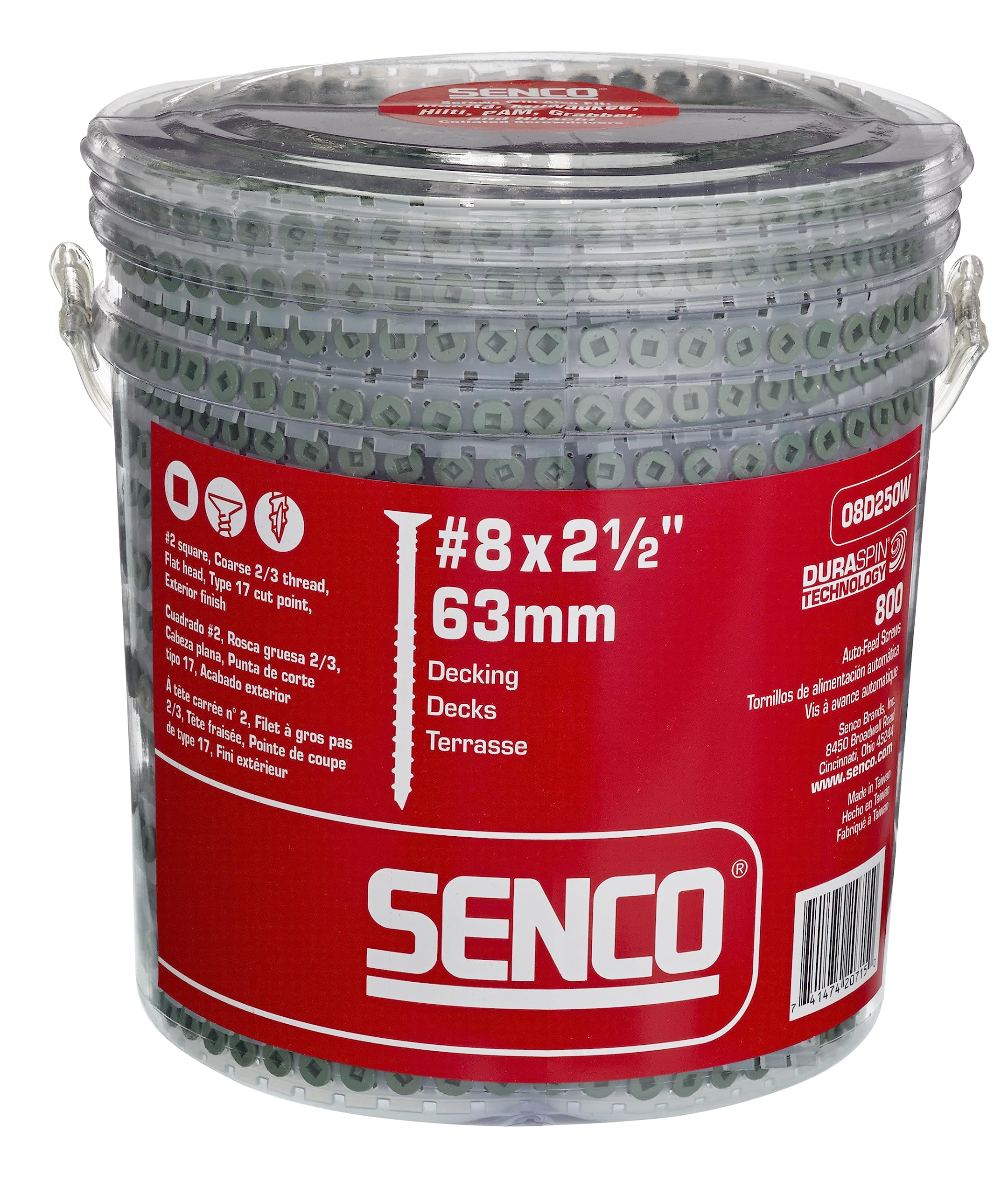 Senco #8 x 2-1/2 In. Decking to Wood Screw Supply