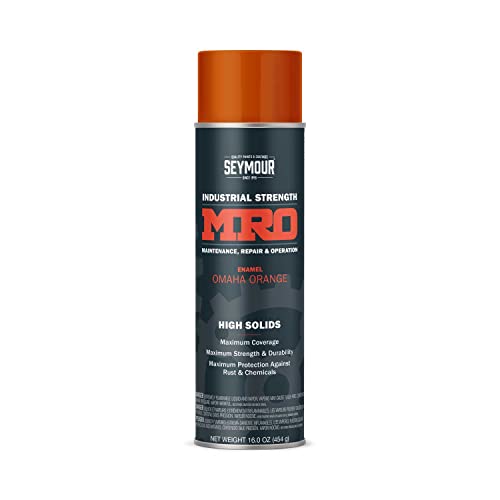 SEYMOUR 620-1450 Industrial MRO High Solids Spray Paint, Omaha Orange 16 Ounce (Pack of 1) Hot on Sale