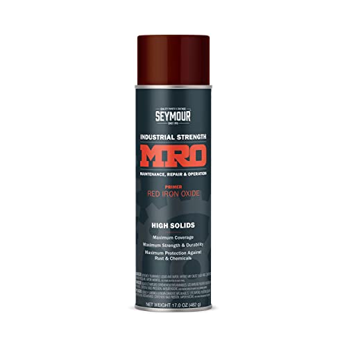 SEYMOUR 620-1407 Industrial MRO High Solids Spray Paint, Red Iron Oxide Primer Online Sale