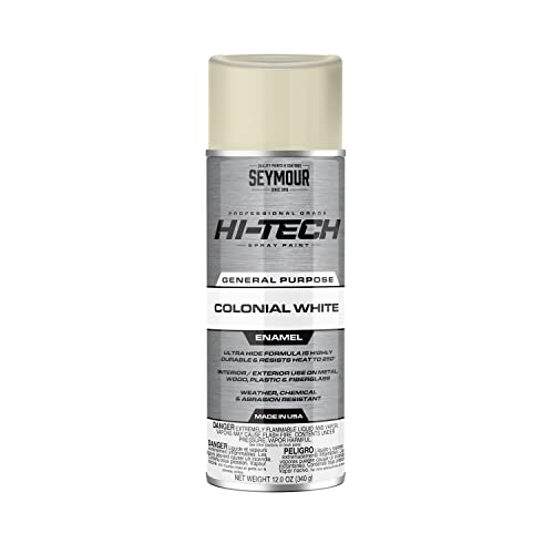 Seymour 16-140 Hi-Tech Enamels Spray Paint, Gloss Colonial White Hot on Sale