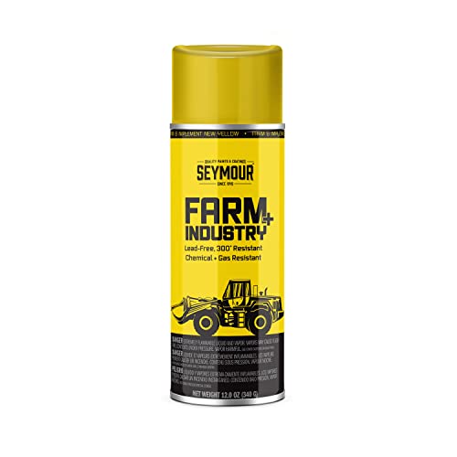 Seymour 16-266 Farm and Industry Enamel Spray Paint, Farm & Implement New Yellow Supply