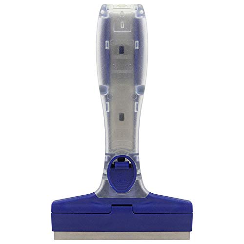 Warner Tool 10907 4″ Glass and Tile Scraper, w/ 2 Blades, Uses #11314 Blade Supply