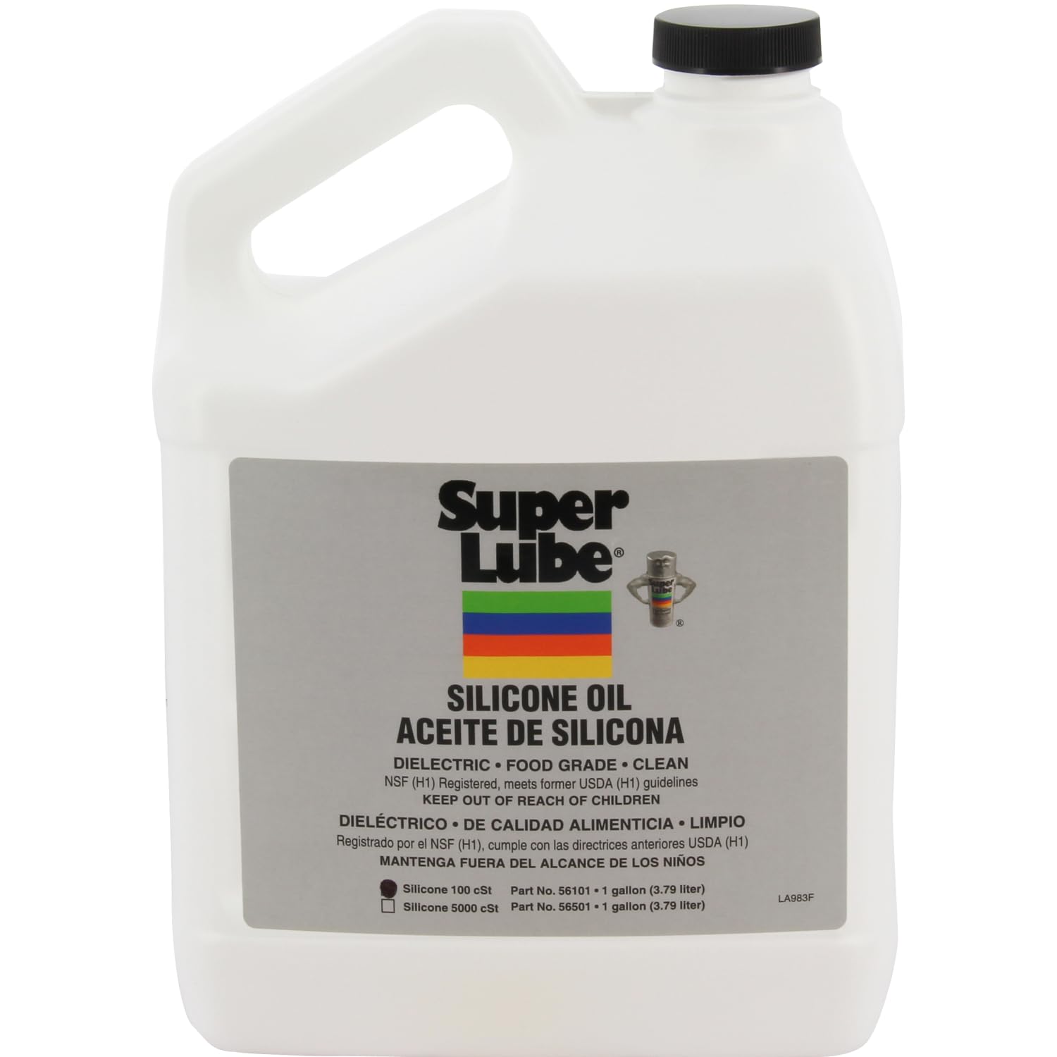 Super Lube Synthetic Silicone Oil 100 – 1 gal Bottle, Translucent Clear Discount