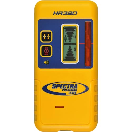 Spectra Precision Laser Receiver with C59 Rod Clamp, Front & Rear LCD Displays, Loud Speaker, Waterproof Supply