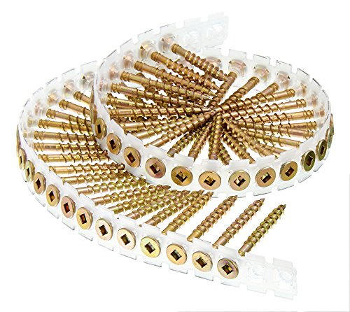 SENCO (08F175Y) Duraspin #8 by 1-3/4″ Flooring to Wood Collated Screw (1, 000 per Box) Discount
