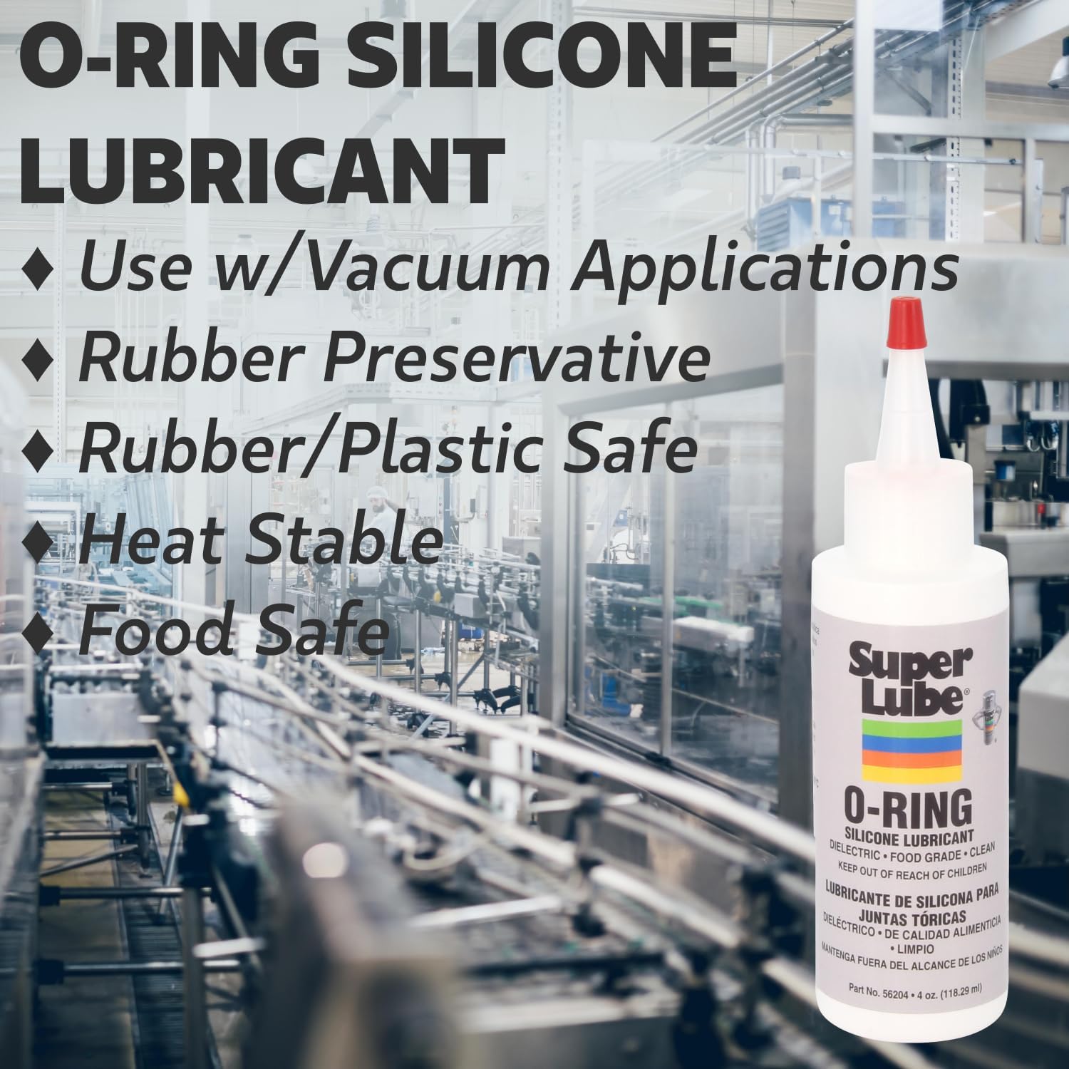 Super Lube O-Ring Silicone Lubricant, Clear Online Sale