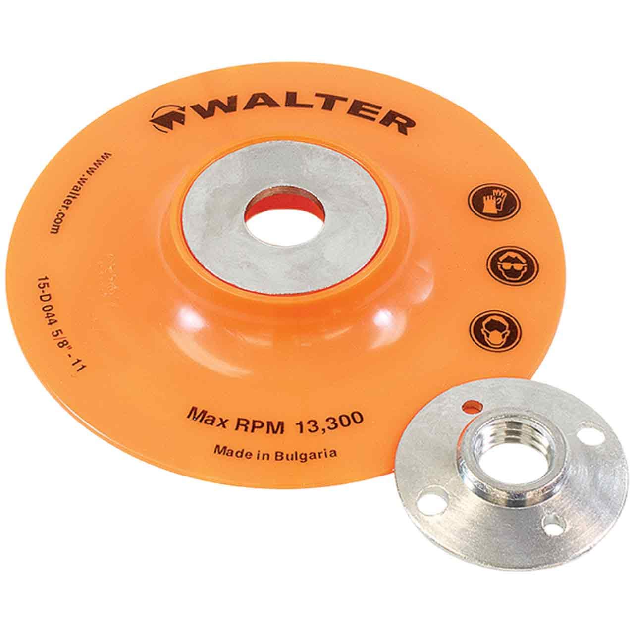Walter Surface Technologies 15D044 Backing Pad Assembly. Abrasive Wheel Pads Online