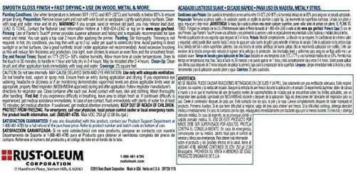 Rust-Oleum Painter’s Touch Latex Paint, Gloss Black, 1 Quarts (Pack of 2) Hot on Sale