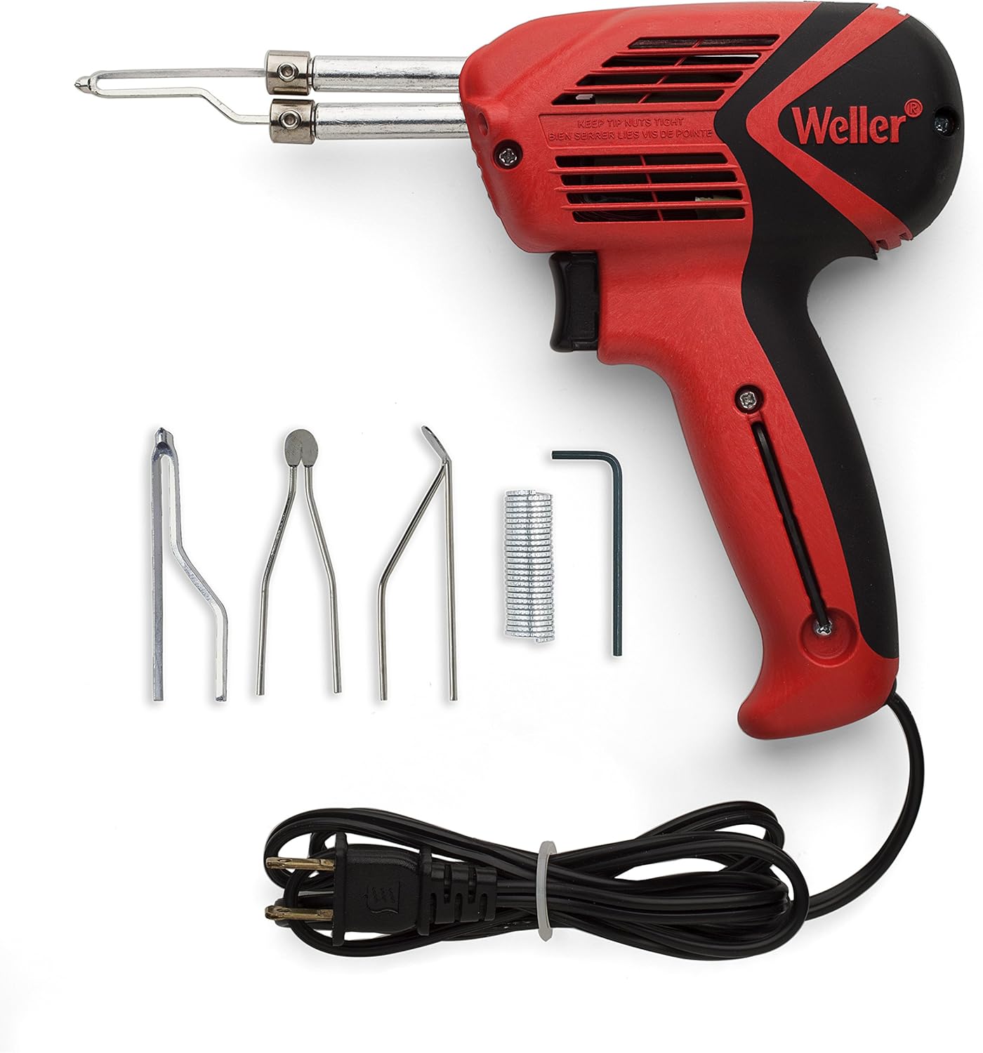 Weller 9400PKS 120V Dual Heat 140/100W Universal Soldering Gun Kit with 6 Second Heat Up Time and LED Lighting Fashion
