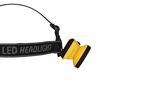 Warner Manufacturing 11265 160/70 Lumen 3W LED Headlamp Bull Dog, Dual-Strap / 160, Yellow Supply