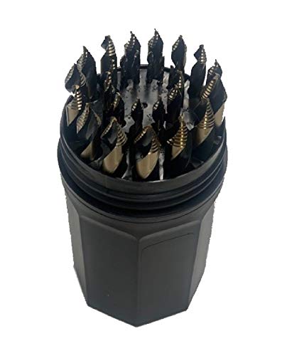 Norseman 1/16″- 1/2″ Super Premium Black and Gold Oxide 29-Piece Hi-Molybdenum Steel Drill Bit Set Discount