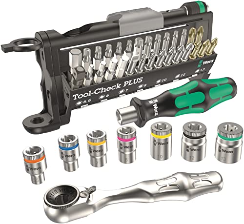 Wera 056490 Tool-Check Plus Bit Ratchet Set with Sockets – Metric Hot on Sale