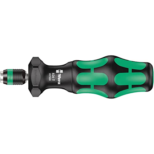 Wera Tools 826 T Kraftform Turbo bit-Holding Screwdriver Handle with Rapidaptor Quick-Release Chuck, 1/4″ x 146 mm Fashion