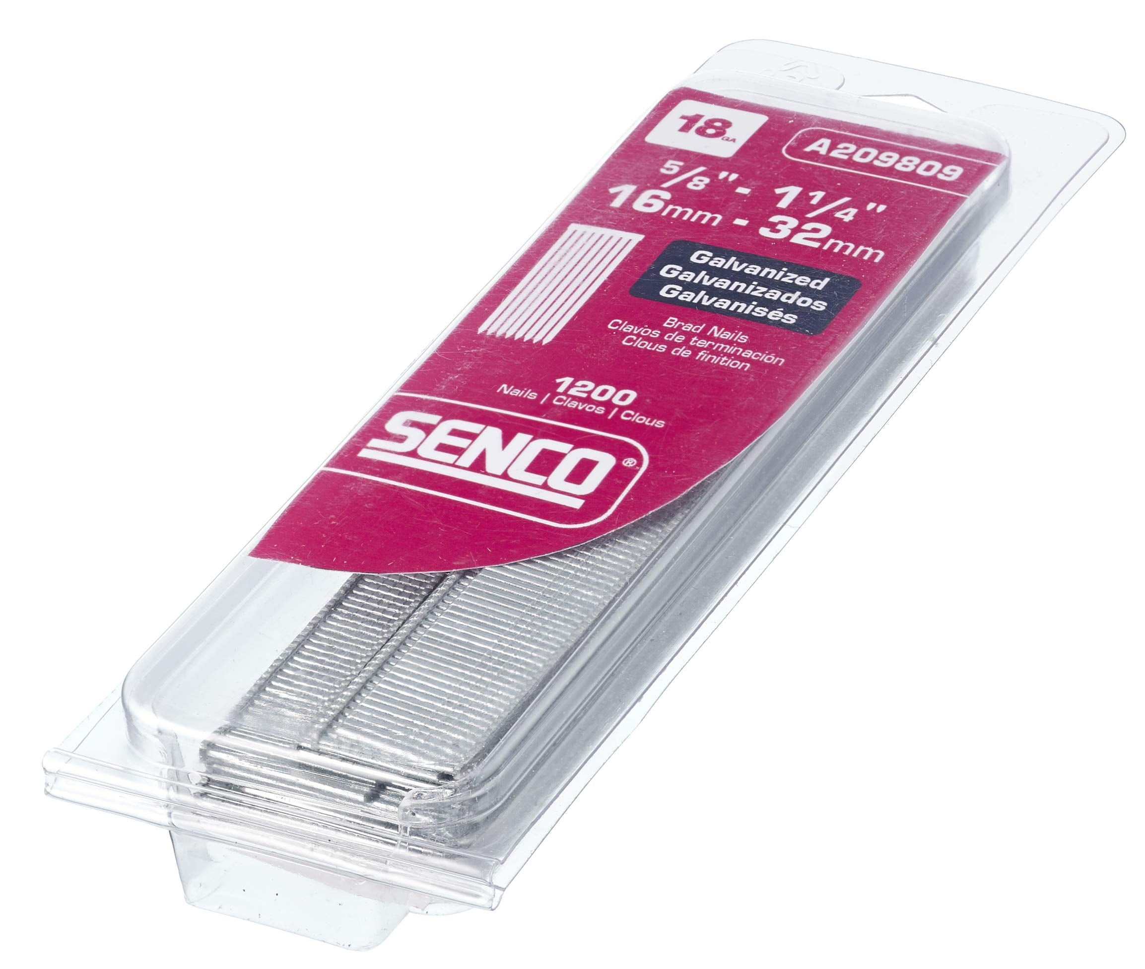 Senco 18 x 5/8in-1-1/4in Electro Galvanized Nails on Sale