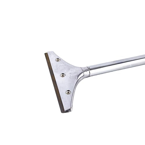 Warner Tool 11221 6″ H.D. Paint & Wall Scraper, 24″ Steel Handle with Threaded Soft Grip Supply