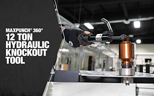 Southwire MP-XD Max Punch, Knockout Tool Used with Cordless Drill, Virtually Universal, Heavy Duty Cutting, Quick Accurate Knockouts on Sale