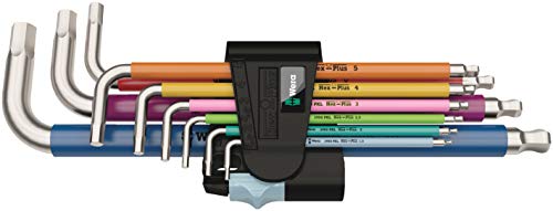 Wera Tools Metric Stainless 3950/9 Hex-Plus Multicolor 1 L-Key Set Online Sale