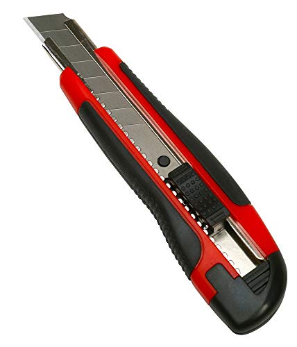 Warner 8-Point 18MM Ergo Snap-Off Blade Knife with 3 Blades, 119 Hot on Sale