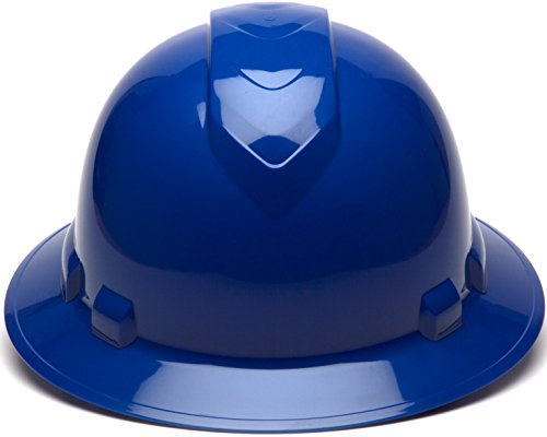 Pyramex Ridgeline Full Brim Hard Hat, 4-Point Ratchet Suspension Hot on Sale