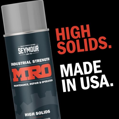 SEYMOUR 620-1412 Industrial MRO High Solids Spray Paint, Flat White Supply