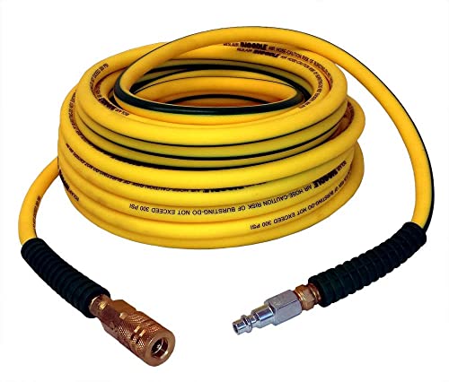 Rolair Noodle Air Compressor Hose with Fittings – 1/4In X 50Ft Hot on Sale