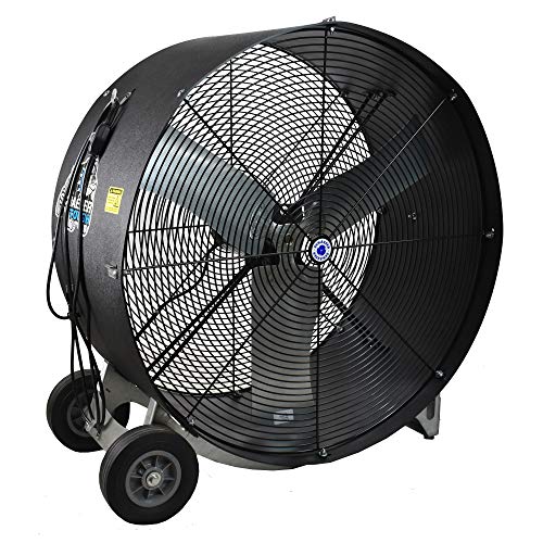 Schaefer VKM36-B-O 36″ Versa-Kool Mobile Spot Drum Fan, 1/2 HP, 1-Speed, OSHA Guards, Black. Industrial Floor Fan for Warehouse, Shop, Commercial Online