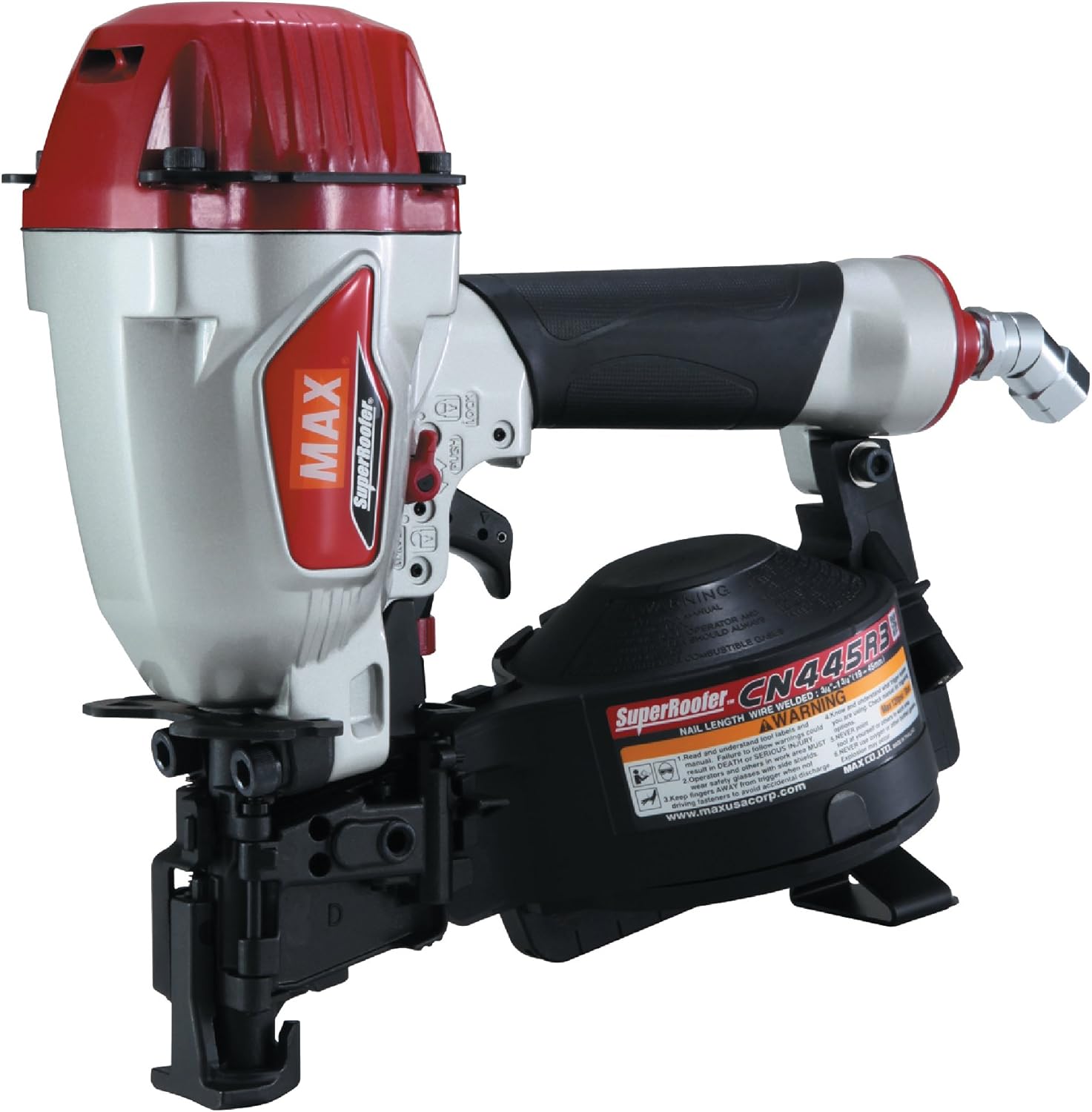 MAX USA CORP SuperRoofer Roofing Coil Nailer up to 1-3/4″ (Used, Like New) Online now